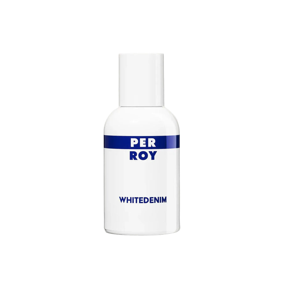 Perroy WHITEDENIM Eau de Parfum met witte flacon bij Parfas 100ml