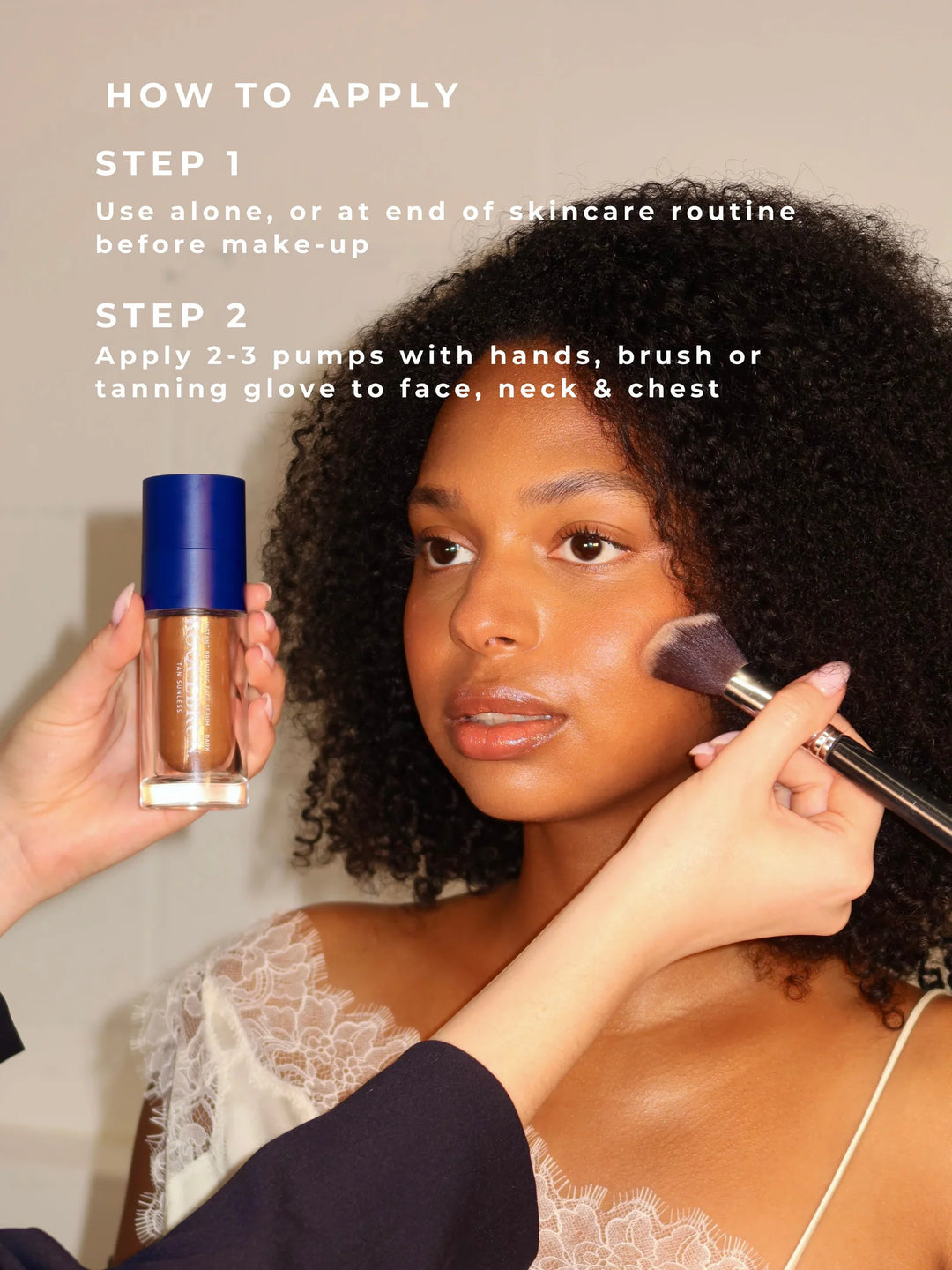 Instant Bronzing Face Serum Light