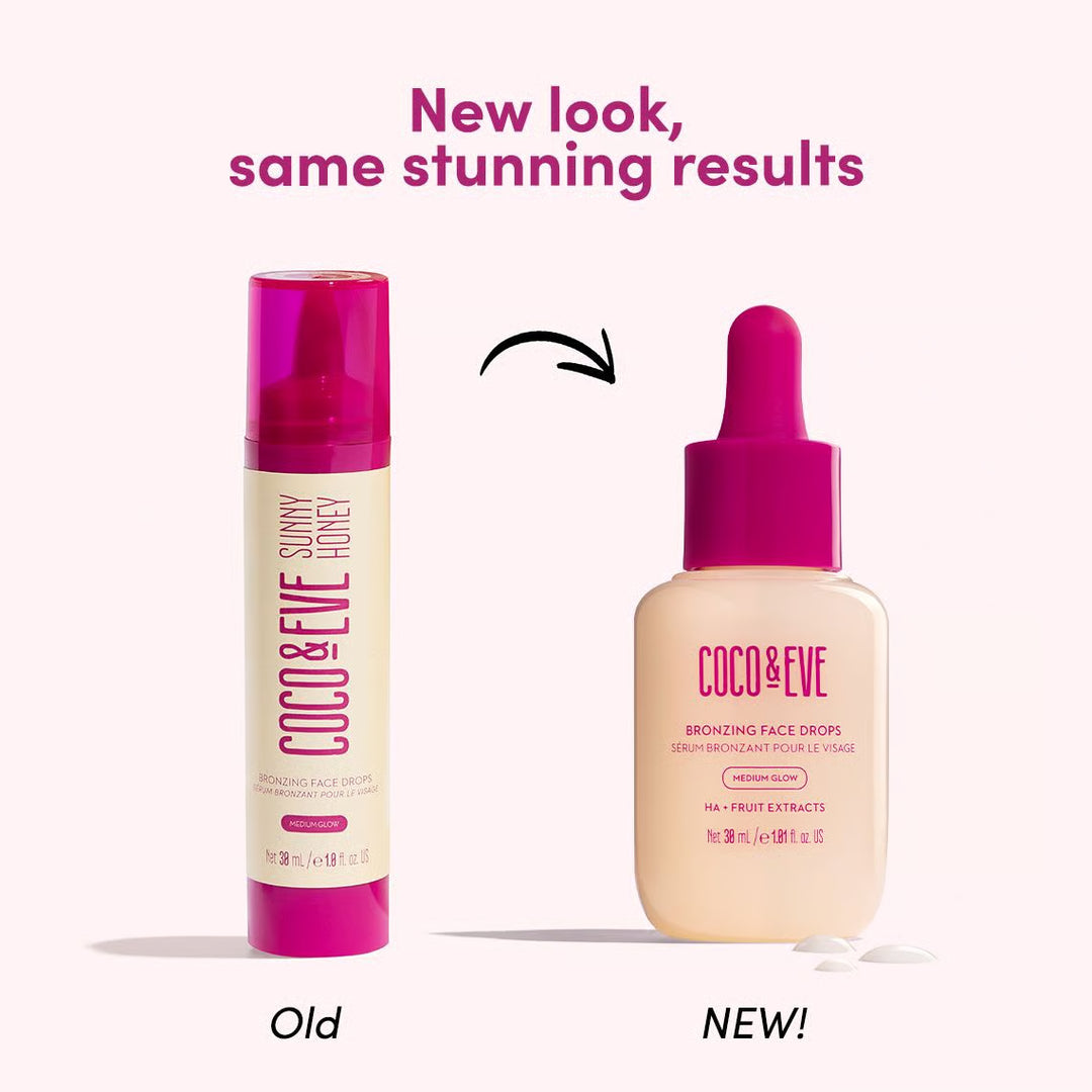 Gouttes bronzantes pour le visage